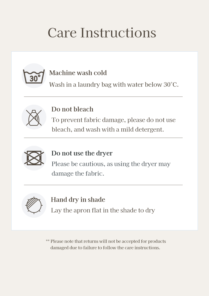 Bluebell Apron (One Color)